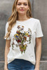 Simply Love Full Size Skeleton Graphic Cotton Tee