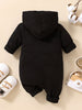 Baby LITTLE BOSS Graphic Hooded Jumpsuit