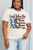 Simply Love Full Size GOD BLESS THE USA Graphic Cotton Tee