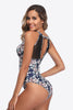 Floral Open Back One-Piece Swimsuit