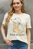 Simply Love Full Size WILD HEARTS Graphic Cotton Tee