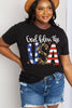 Simply Love Full Size GOD BLESS THE USA Graphic Cotton Tee