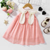 Bunny Ear Peter Pan Collar Sleeveless Dress